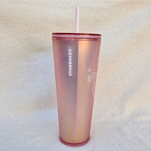 Starbucks Soft Touch Siren Rose Gold Copper Pink Tumbler 24oz